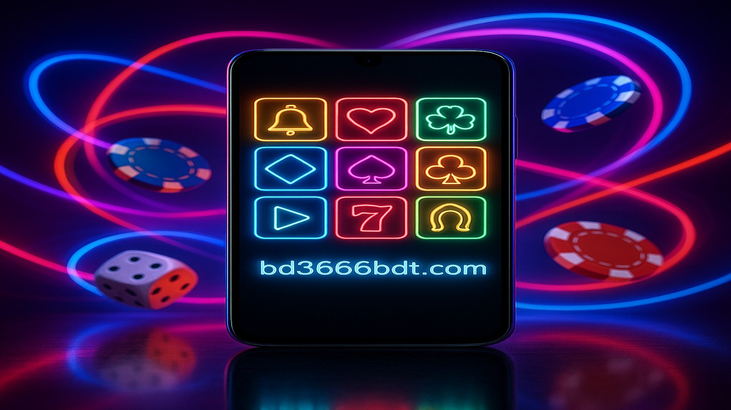 3666bdt অ্যাপ ব্যানার—একটি প্রচারমূলক গ্রাফিক্যাল ব্যানার